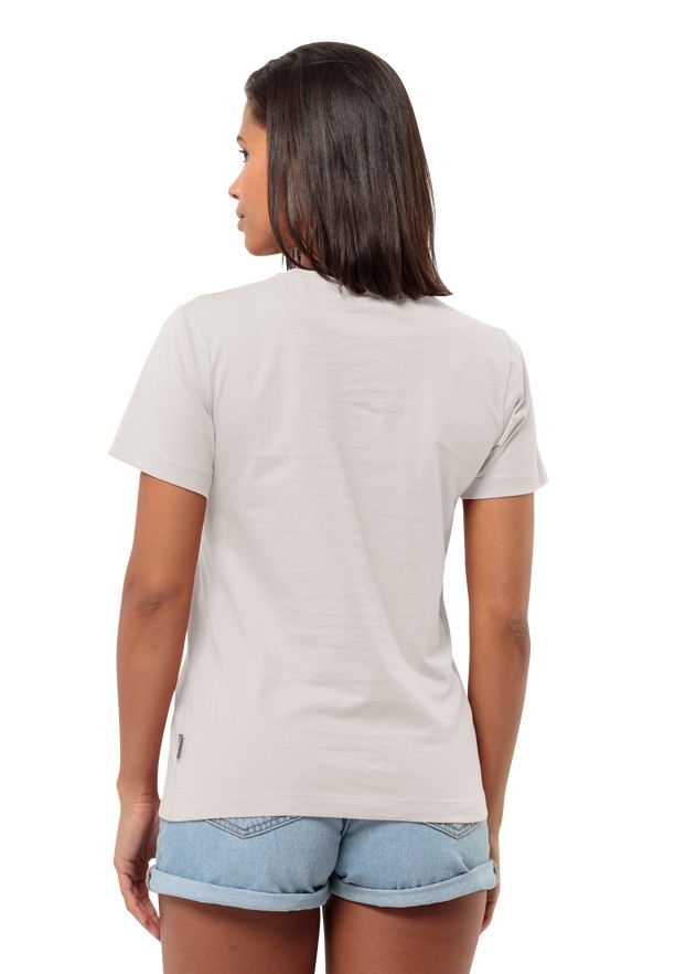 White Women Jack Wolfskin Discover Heart T Shirts | 80128165