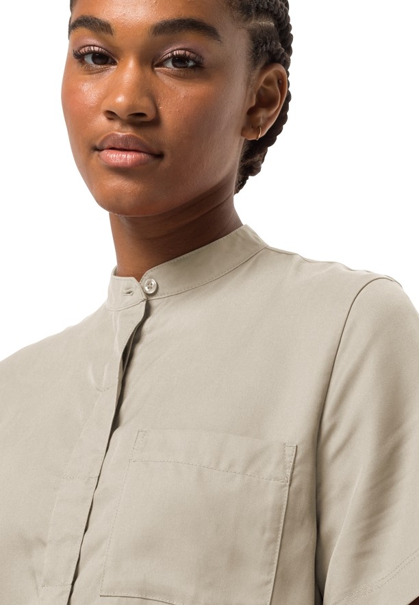 White Women Jack Wolfskin Mojave Dress | 45566889