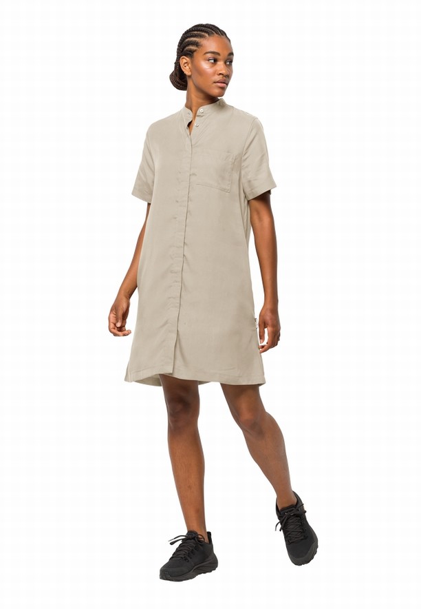 White Women Jack Wolfskin Mojave Dress | 45566889