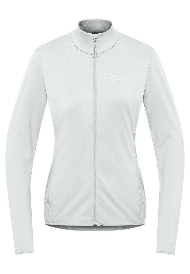 White Women Jack Wolfskin Prelight Trail Fz Jackets | 22623876
