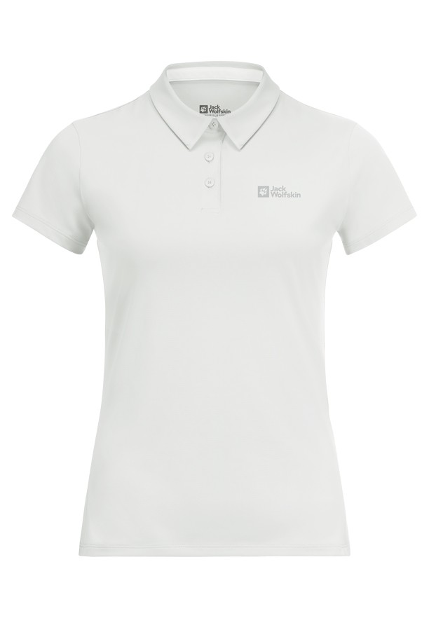 White Women Jack Wolfskin Prelight Trail Polo Shirts | 95640034