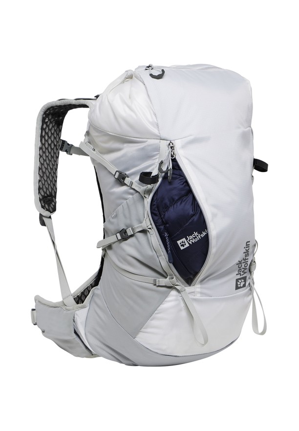 White Women Jack Wolfskin Prelight Vent 20 Hiking Backpack | 95472597