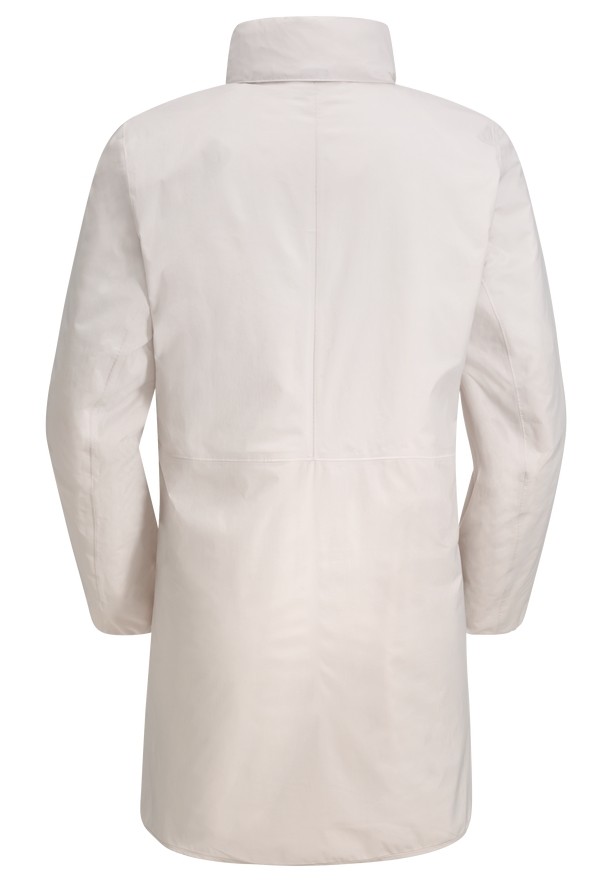 White Women Jack Wolfskin Textor Coats | 77825155