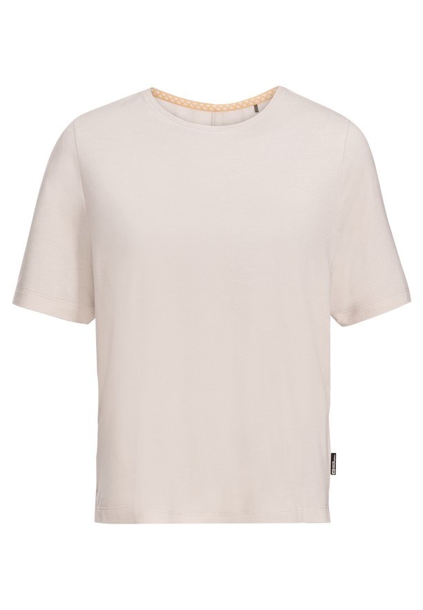 White Women Jack Wolfskin Travel T Shirts | 92303727