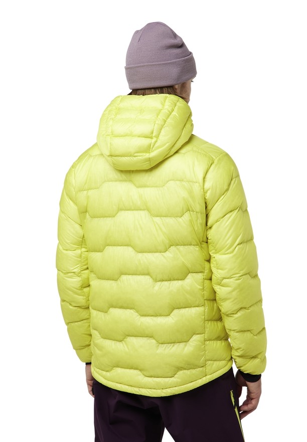 Yellow Men Jack Wolfskin Alpspitze Hoody Down Jackets | 39264329
