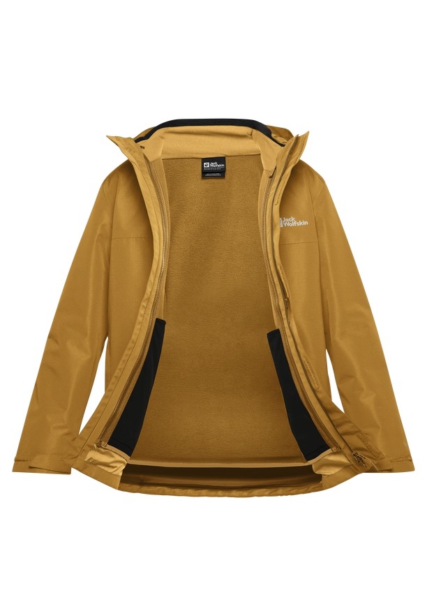 Yellow Men Jack Wolfskin Altenberg 3in1 Jackets | 59088391