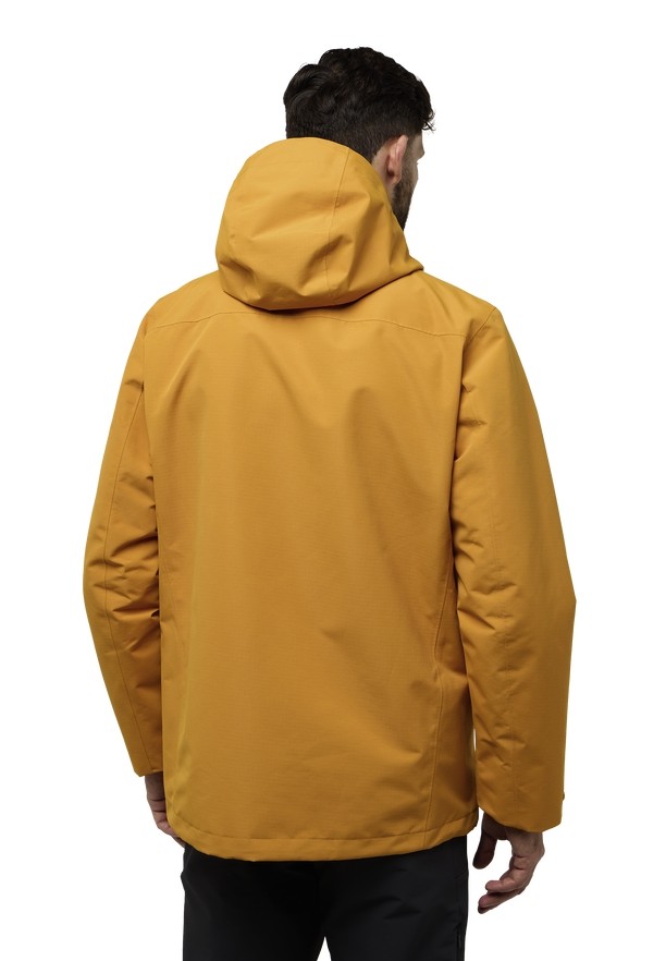 Yellow Men Jack Wolfskin Altenberg 3in1 Jackets | 59088391