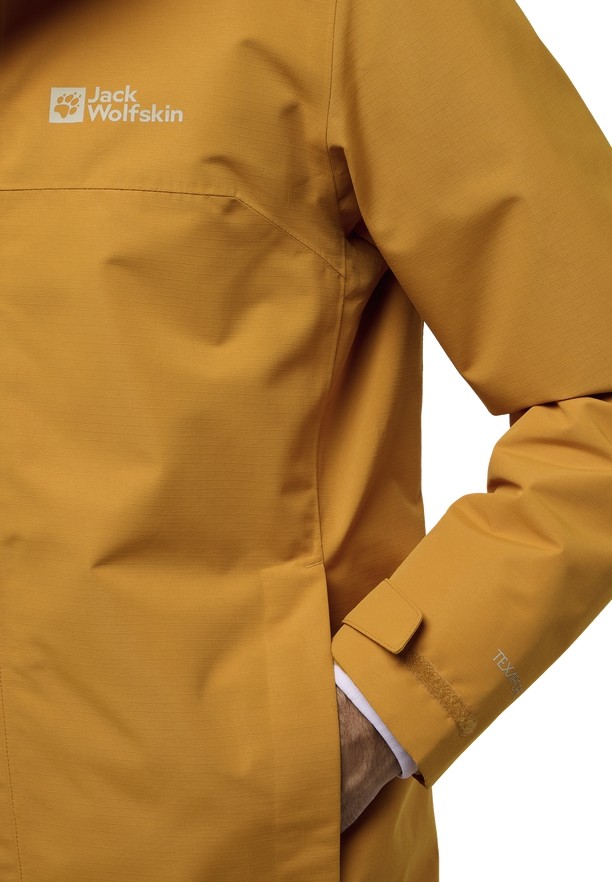 Yellow Men Jack Wolfskin Altenberg 3in1 Jackets | 59088391