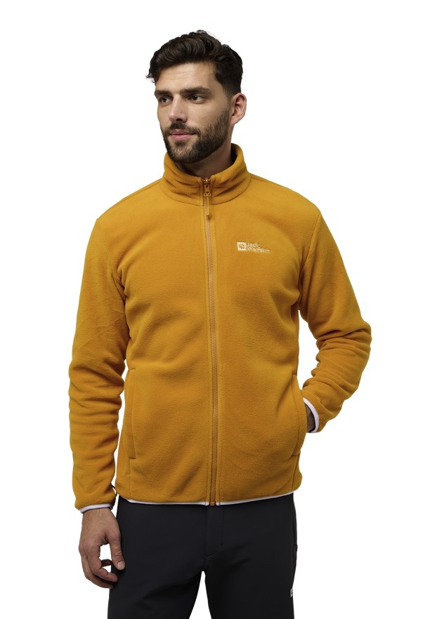 Yellow Men Jack Wolfskin Altenberg 3in1 Jackets | 59088391