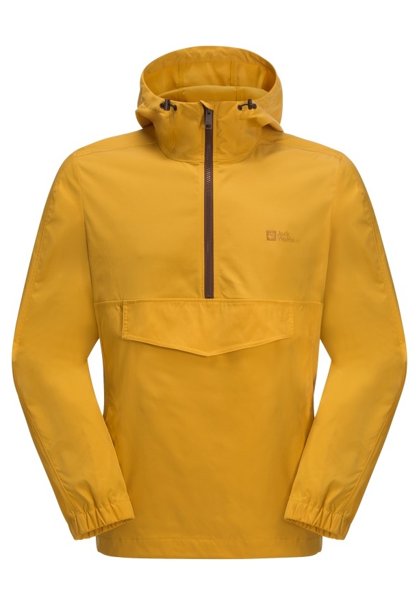 Yellow Men Jack Wolfskin Desert Wind Overhead Jackets | 34356827