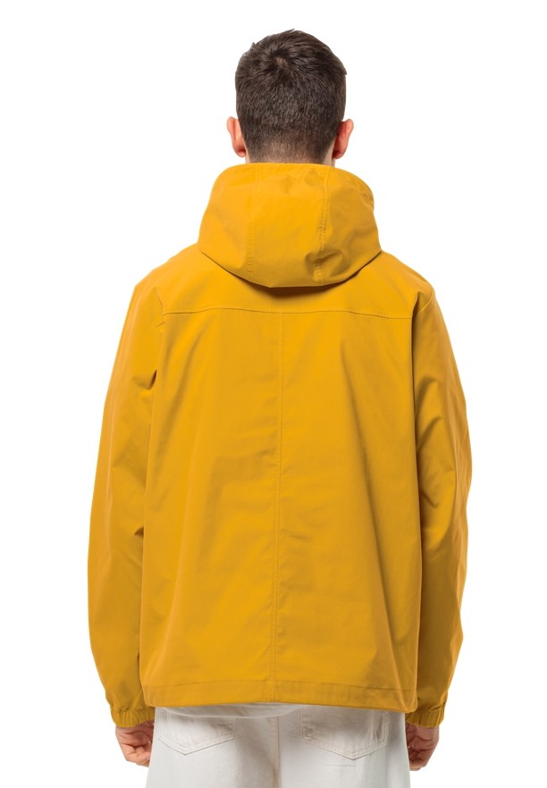Yellow Men Jack Wolfskin Desert Wind Overhead Jackets | 34356827