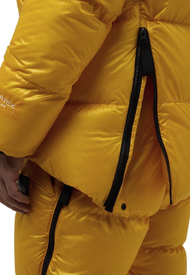 Yellow Men Jack Wolfskin Expdn Down Jackets | 93194911