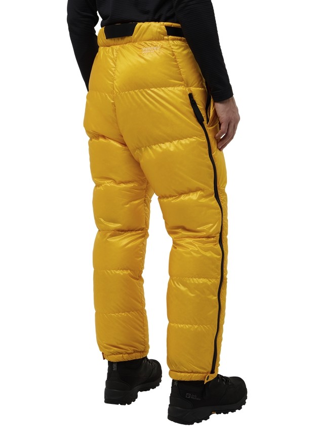 Yellow Men Jack Wolfskin Expdn Down Pants | 32910171