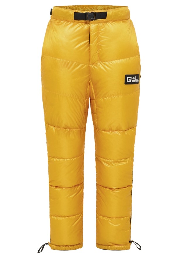 Yellow Men Jack Wolfskin Expdn Down Pants | 32910171