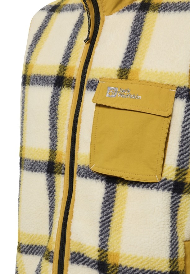 Yellow Men Jack Wolfskin Felslicht Check Vest | 63907344