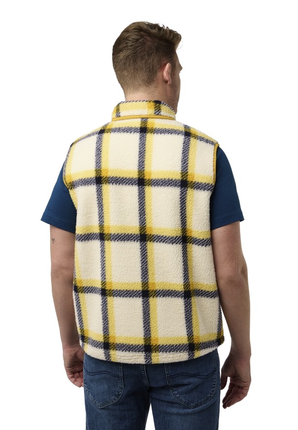 Yellow Men Jack Wolfskin Felslicht Check Vest | 63907344