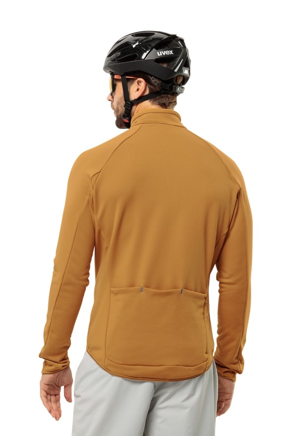 Yellow Men Jack Wolfskin Gravex Thermo Fz Fleece Jackets | 72188581