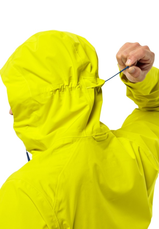 Yellow Men Jack Wolfskin Highest Peak 3l Rain Jackets | 21751469