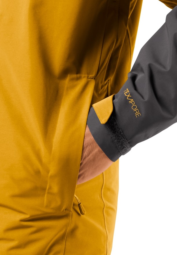 Yellow Men Jack Wolfskin Jasper 2l Rain Jackets | 78548705