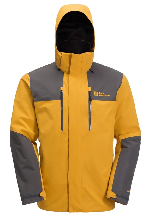 Yellow Men Jack Wolfskin Jasper 2l Rain Jackets | 78548705