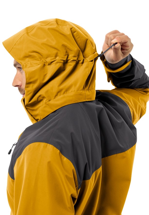 Yellow Men Jack Wolfskin Jasper 2l Rain Jackets | 78548705