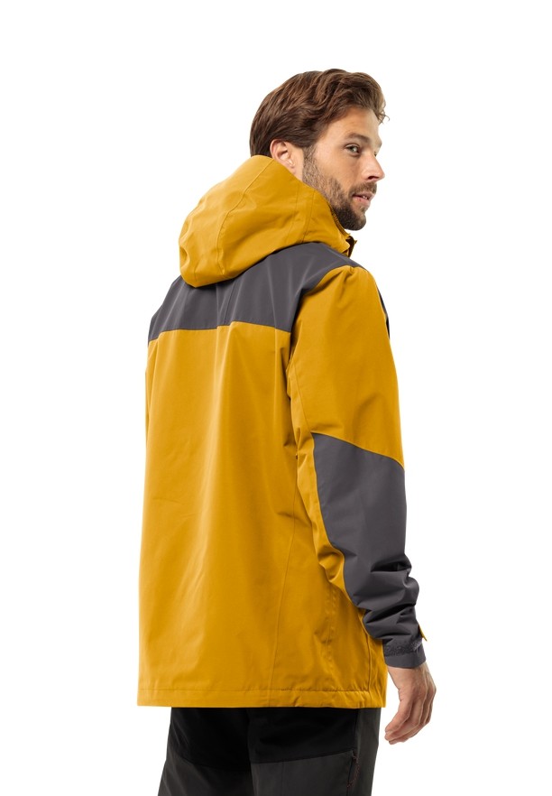 Yellow Men Jack Wolfskin Jasper 2l Rain Jackets | 78548705