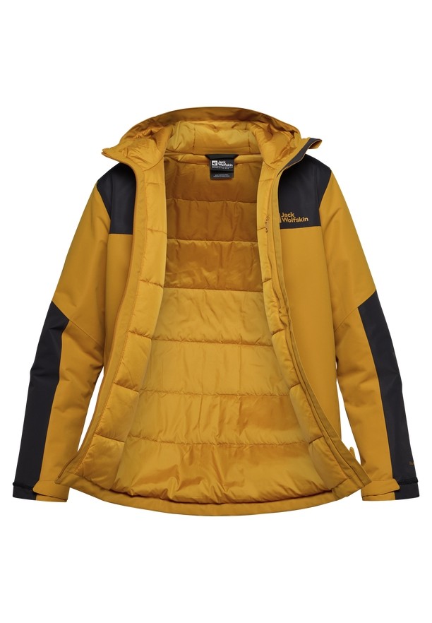 Yellow Men Jack Wolfskin Jasper Ins Winter Jackets | 77375245