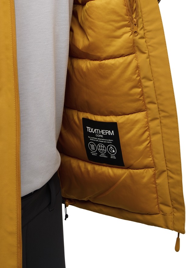 Yellow Men Jack Wolfskin Jasper Ins Winter Jackets | 77375245