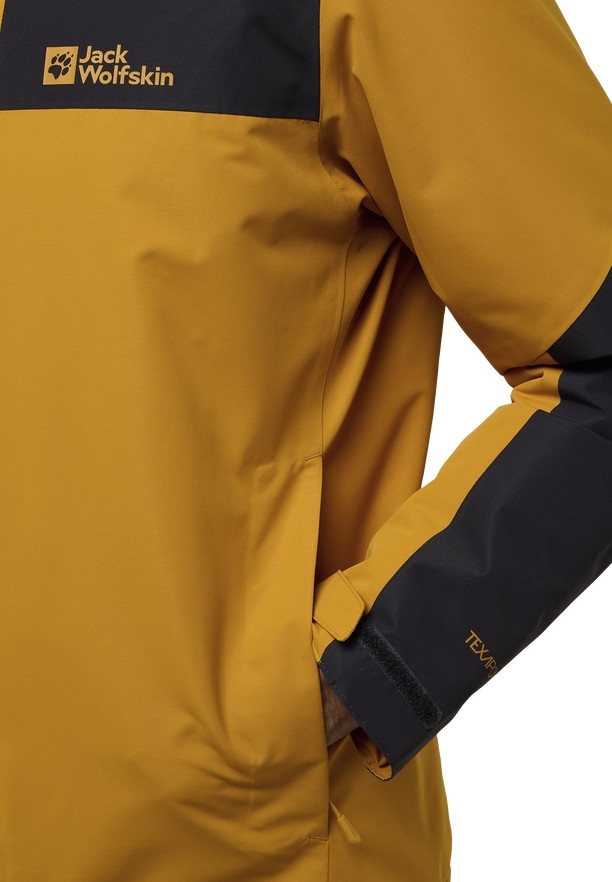 Yellow Men Jack Wolfskin Jasper Ins Winter Jackets | 77375245