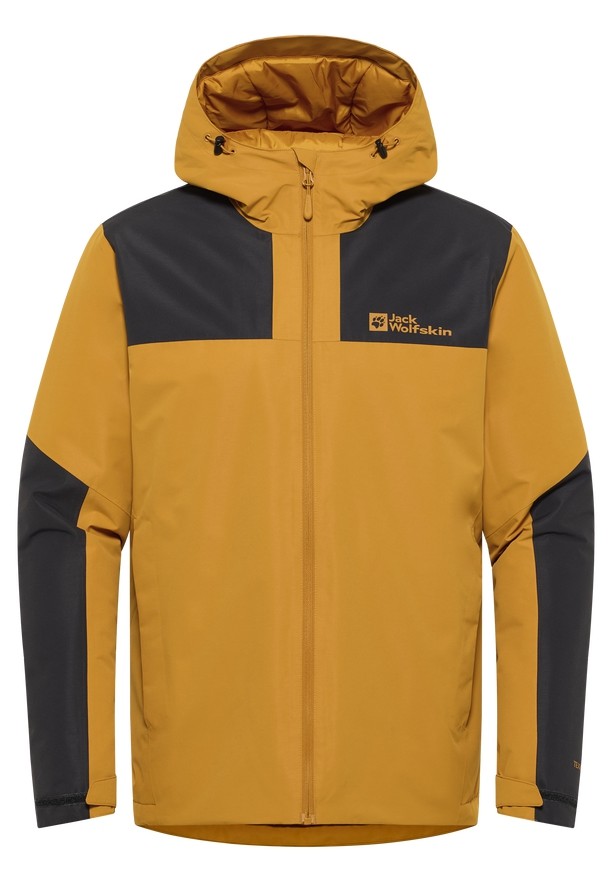 Yellow Men Jack Wolfskin Jasper Ins Winter Jackets | 77375245