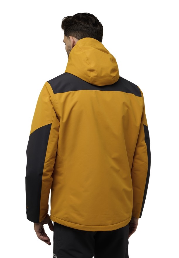 Yellow Men Jack Wolfskin Jasper Ins Winter Jackets | 77375245