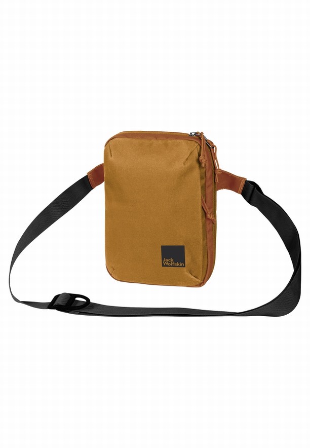 Yellow Men Jack Wolfskin Konya Organizer Shoulder Bags | 51209646