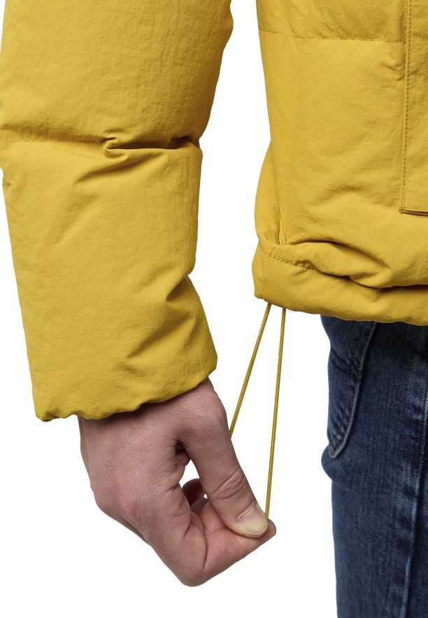 Yellow Men Jack Wolfskin Nordlicht Down Jackets | 95220741