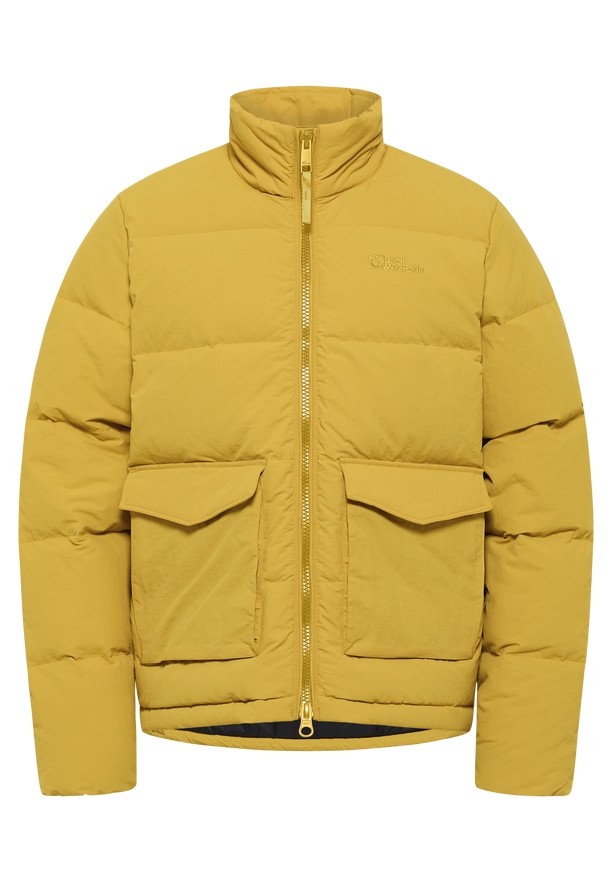 Yellow Men Jack Wolfskin Nordlicht Down Jackets | 95220741