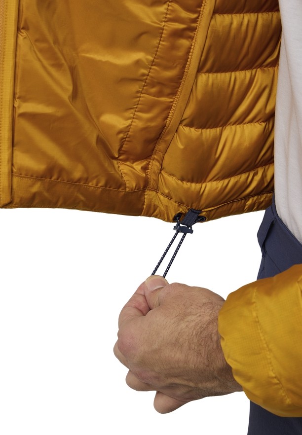 Yellow Men Jack Wolfskin Passamani Down Jackets | 84040703