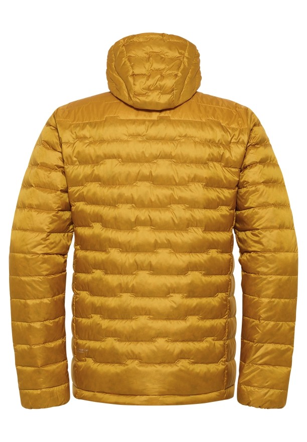 Yellow Men Jack Wolfskin Passamani Hoody Down Jackets | 10146659
