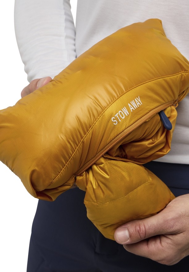 Yellow Men Jack Wolfskin Passamani Hoody Down Jackets | 10146659