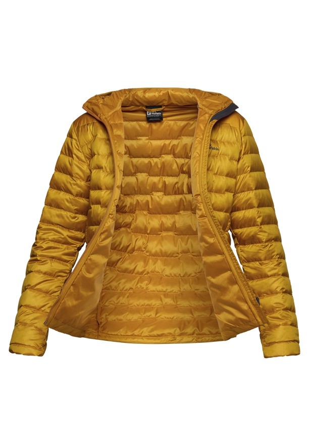Yellow Men Jack Wolfskin Passamani Hoody Down Jackets | 10146659