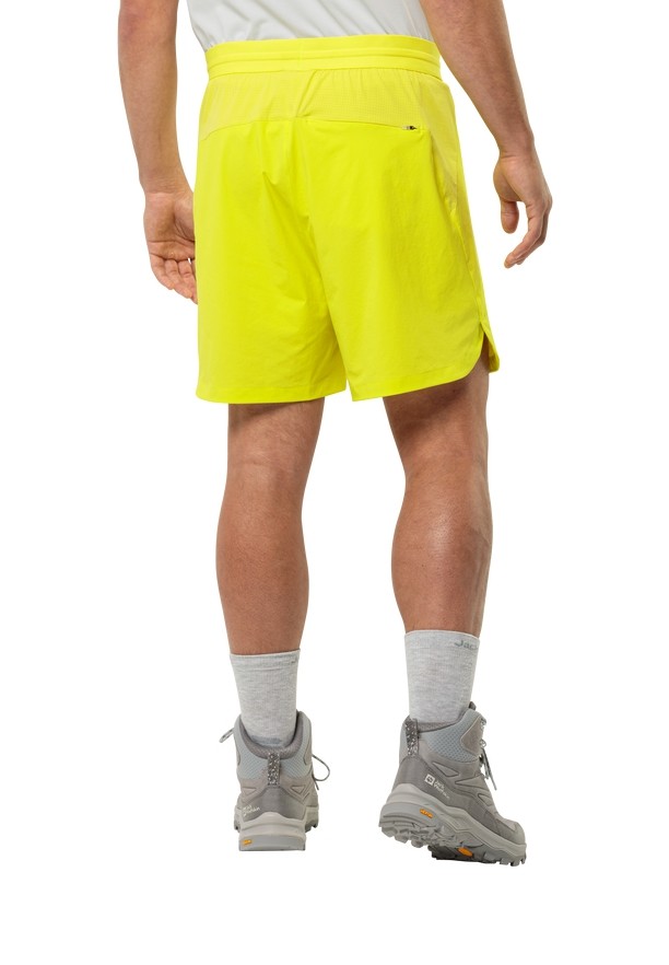 Yellow Men Jack Wolfskin Prelight 2in1 Shorts | 71373638