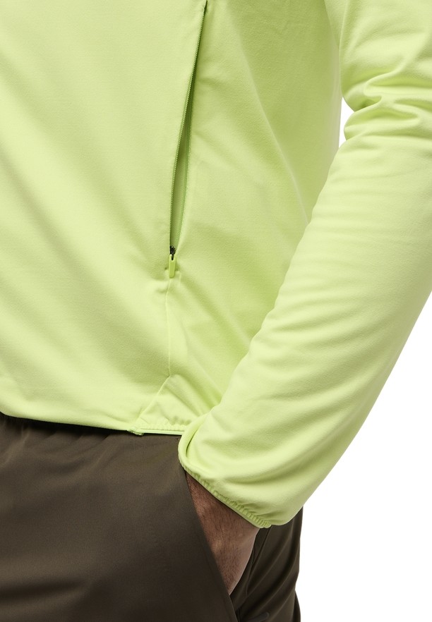 Yellow Men Jack Wolfskin Prelight Trail Fz Jackets | 66005787