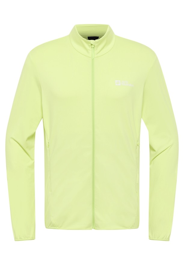 Yellow Men Jack Wolfskin Prelight Trail Fz Jackets | 66005787