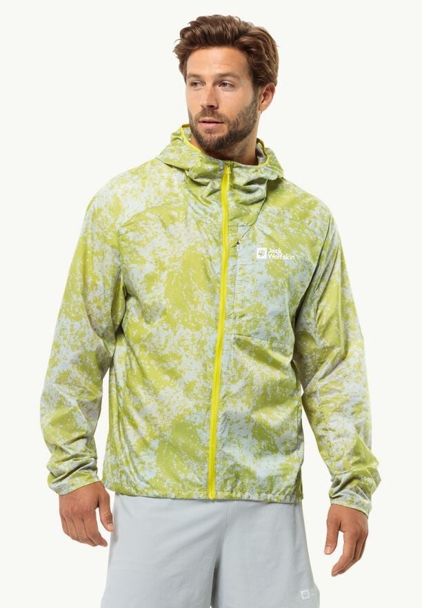 Yellow Men Jack Wolfskin Prelight Wind Jackets | 66352238