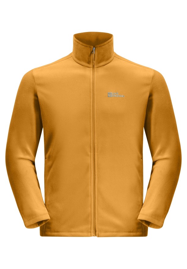 Yellow Men Jack Wolfskin Taunus Fz Fleece Jackets | 42632755