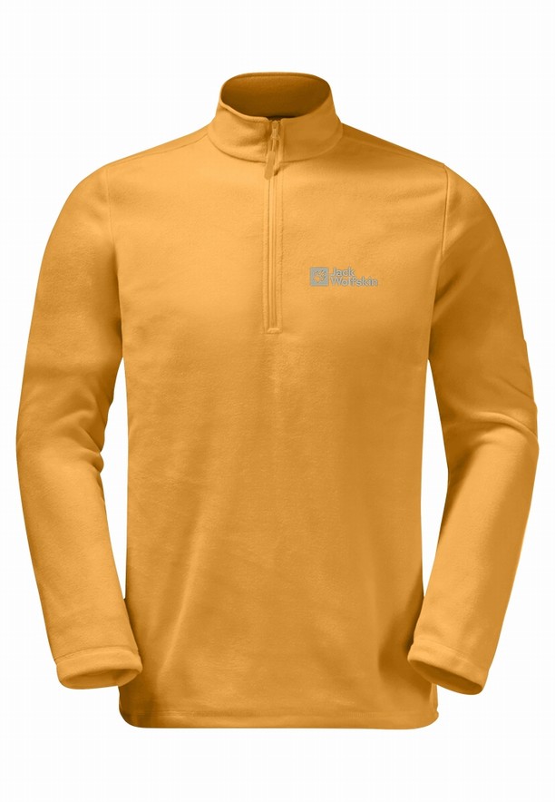 Yellow Men Jack Wolfskin Taunus Hz Jumpers | 38840110