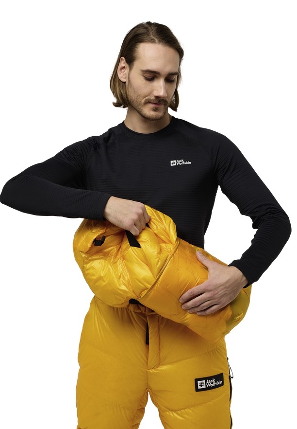 Yellow Women Jack Wolfskin Expdn Down Jackets | 60989203