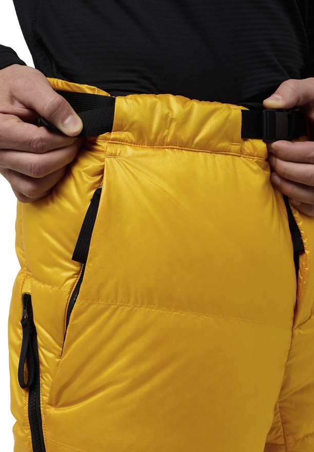 Yellow Women Jack Wolfskin Expdn Down Pants | 47317845