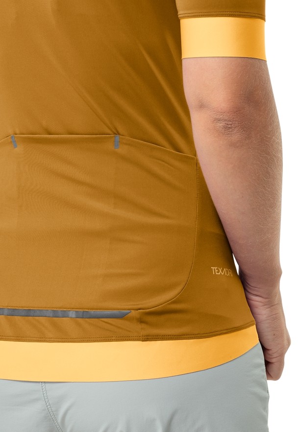 Yellow Women Jack Wolfskin Gravex Fz S/s W Bike T Shirts | 94012662