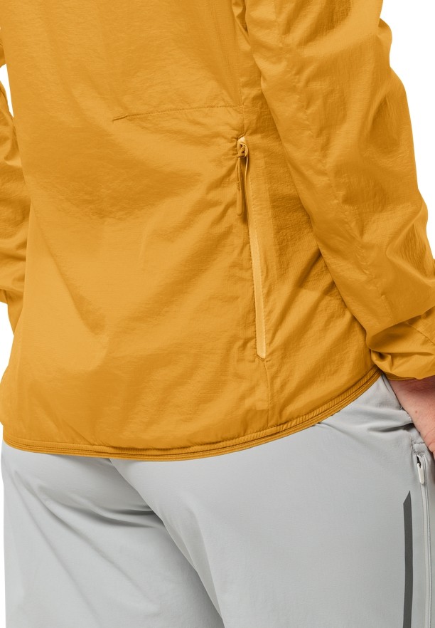 Yellow Women Jack Wolfskin Gravex Wind Softshell Jackets | 15086119
