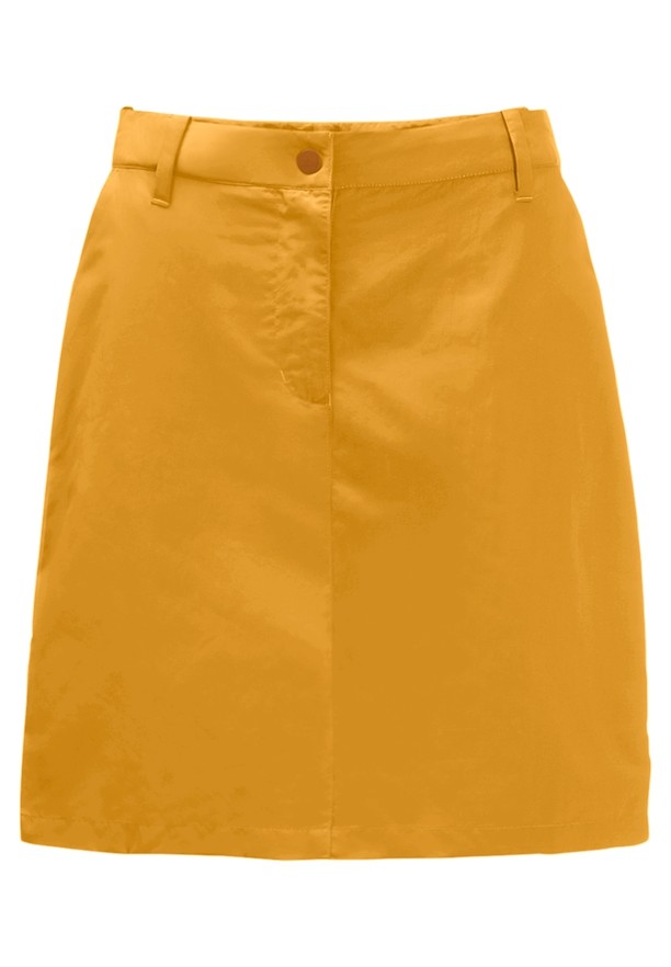Yellow Women Jack Wolfskin Kalahari Skorts | 94929980