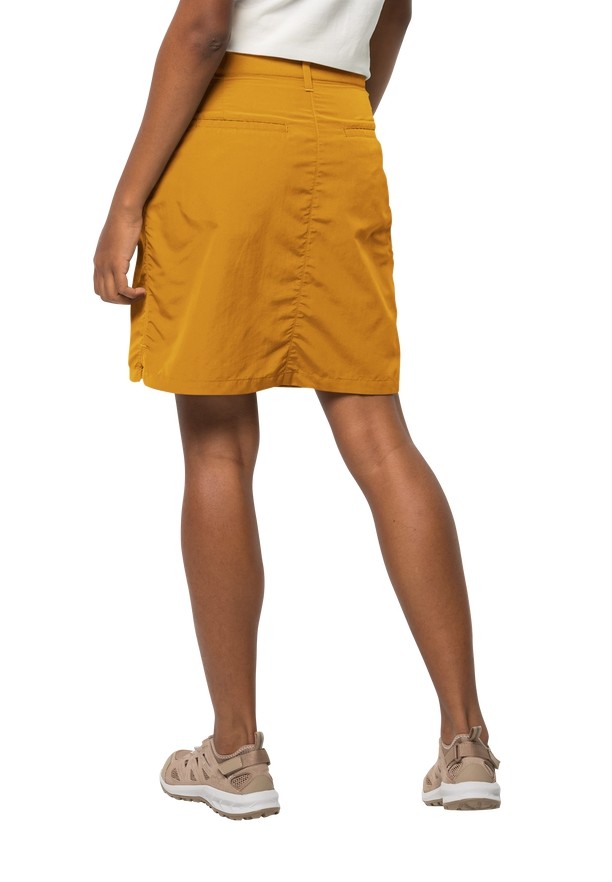 Yellow Women Jack Wolfskin Kalahari Skorts | 94929980